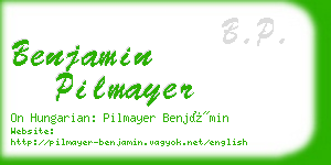 benjamin pilmayer business card